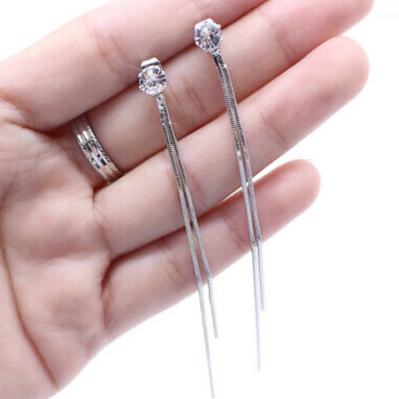 New 925 silver/gold plated Earrings - Picture 2 of 6